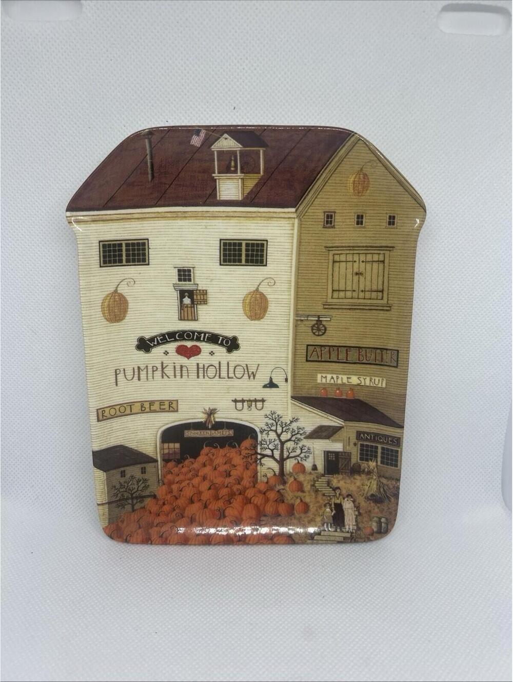 CHARLES WYSOCKI'S “Pumpkin Hollow” COUNTRY HEARTLAND Collector Plate Bradford